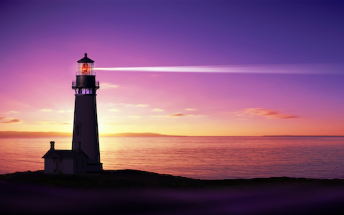 lighthouse at night lighthouse at night