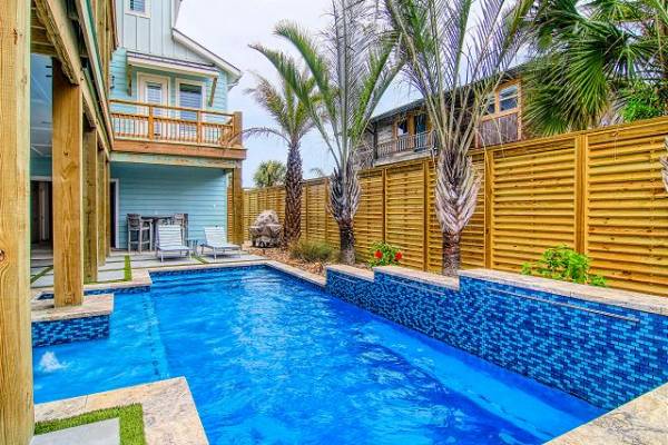 Private pool at a Port Aransas Rental