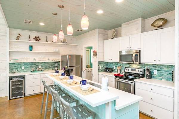 Kitchen in a Port Aransas beach house