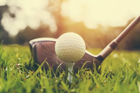 golf club and ball golf club and ball