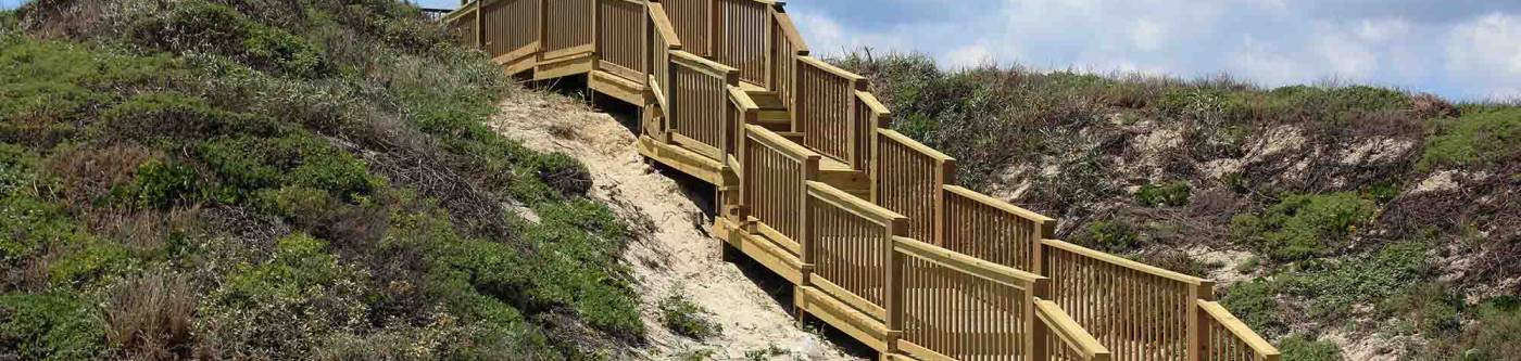 Steps to the beach in Port A, Texas